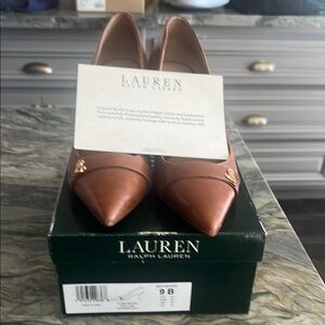 Lauren Ralph Lauren Women's Brown Leather Shoes